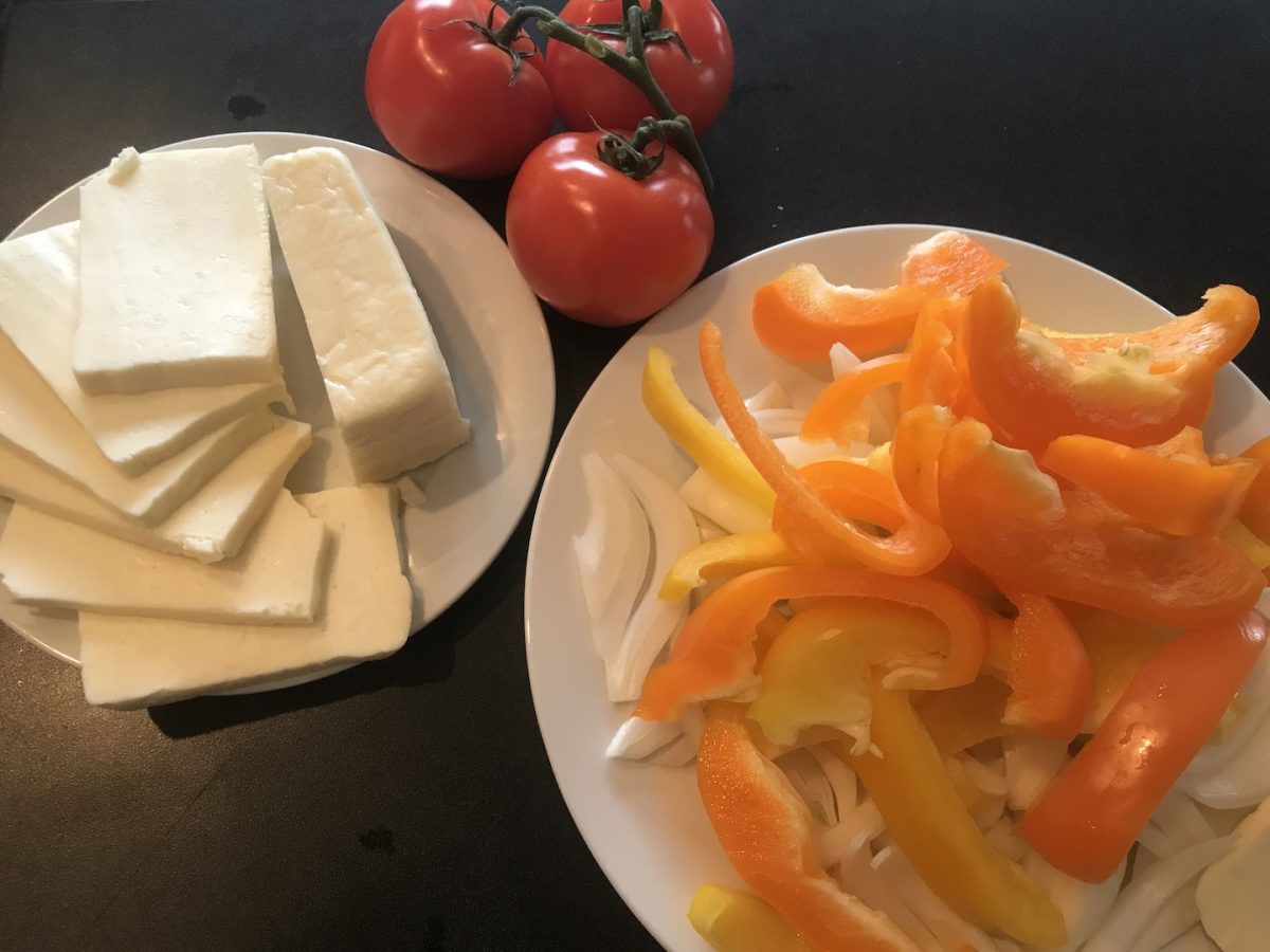 Fresh Ingredients for Fajitas
