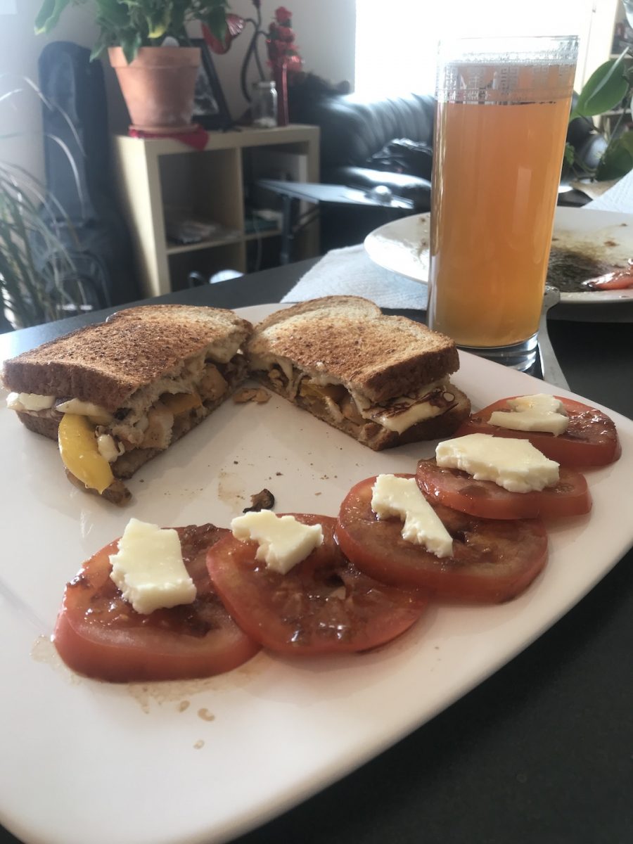 Chicken Fajita Melt Plate